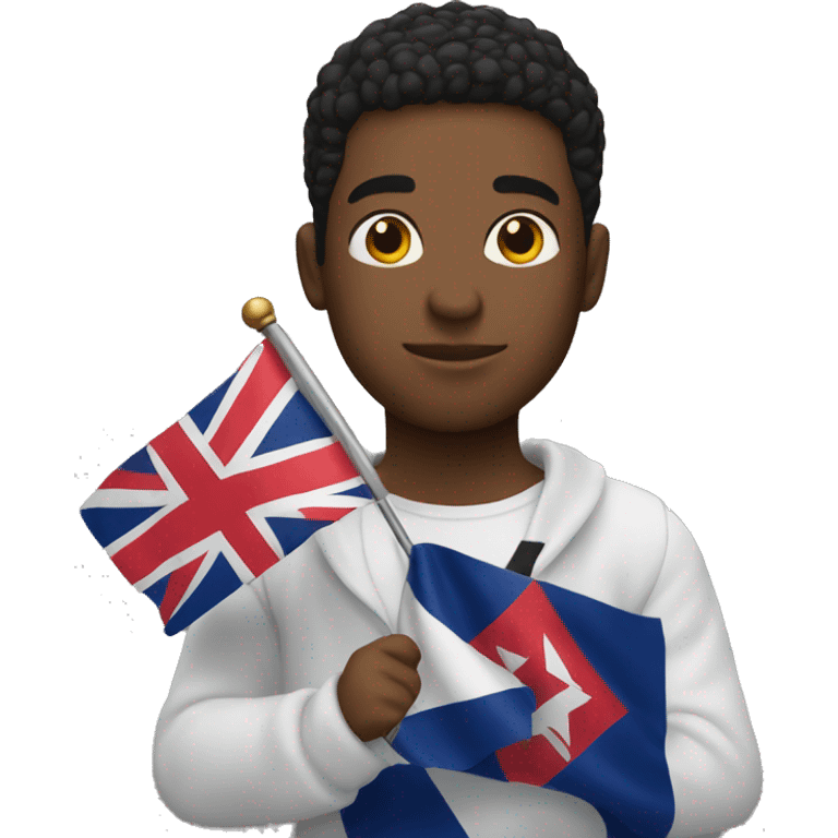 person holding puertorican flag emoji