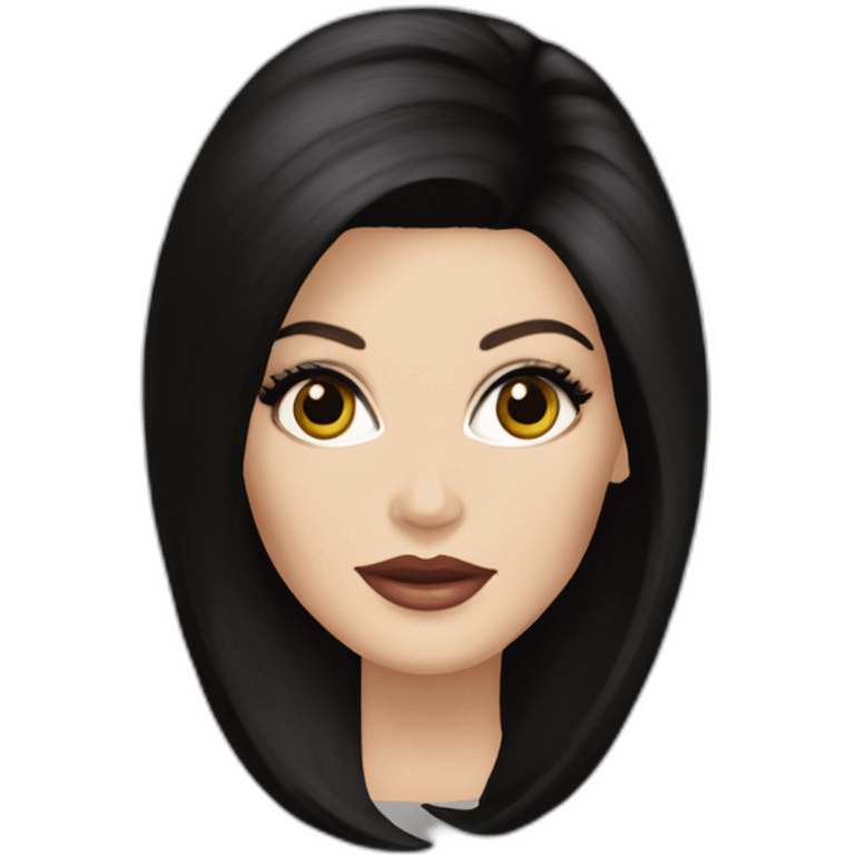 Priscilla Presley dark hair emoji