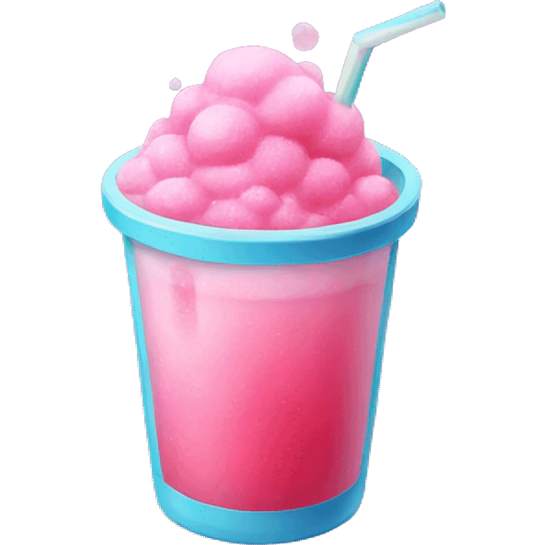 Pink slushie emoji