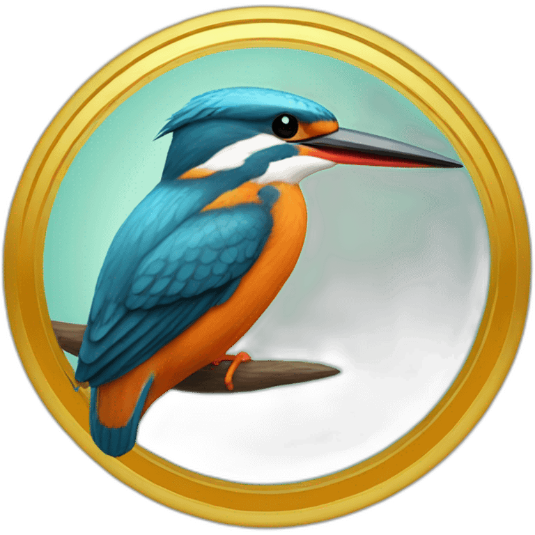 kingfisher trading bitcoin emoji