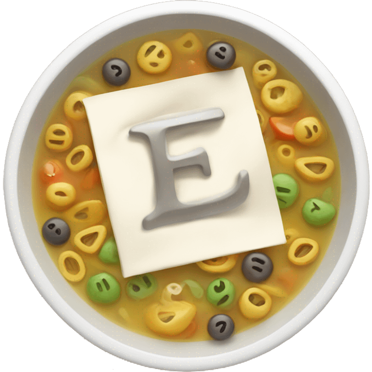 letter soup but with numbers emoji