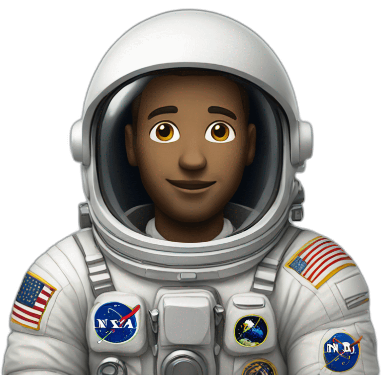 White man astronaut emoji