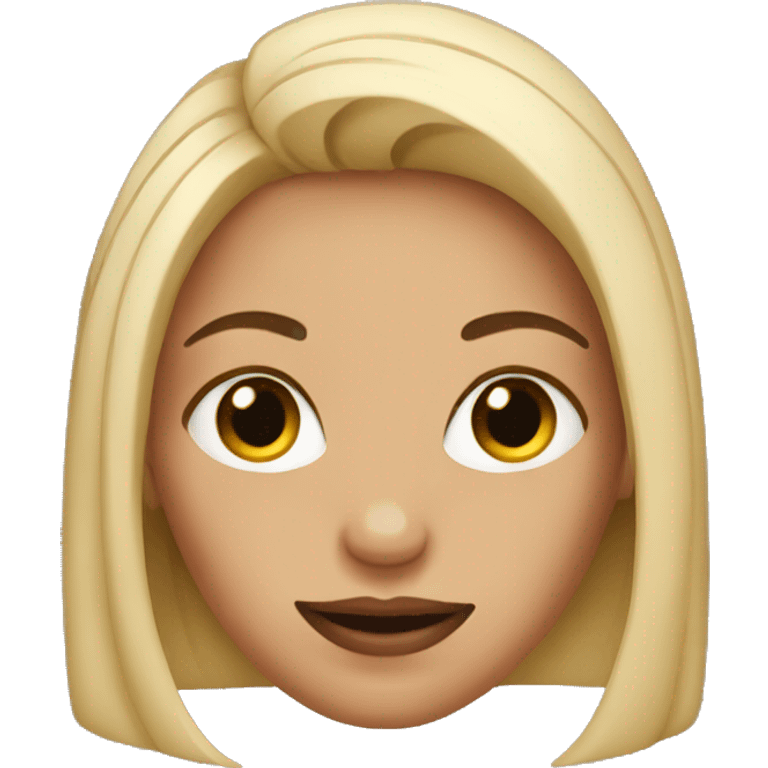 Woman with nails emoji