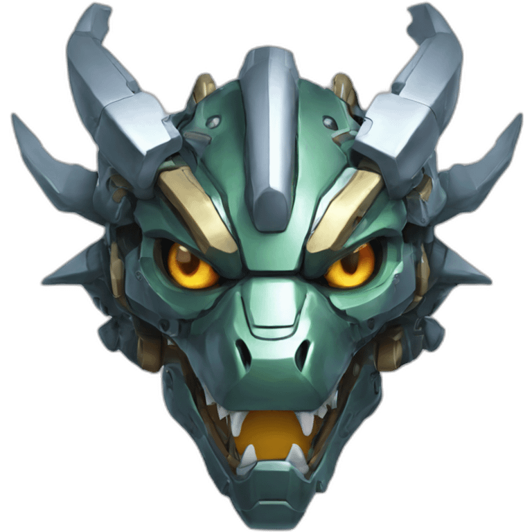 mecha dragon head emoji