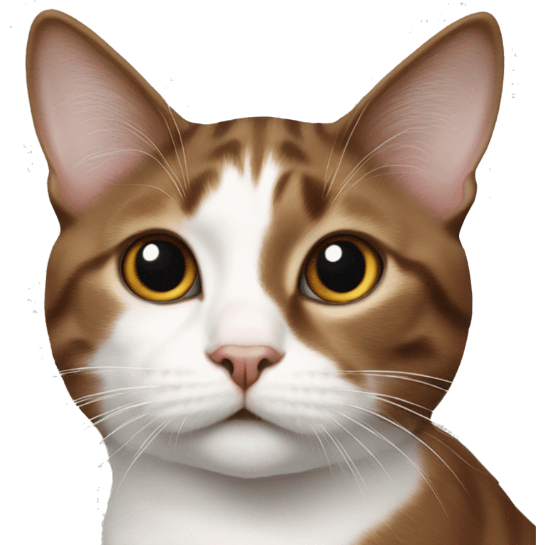 Brown and white cat cornish rec emoji