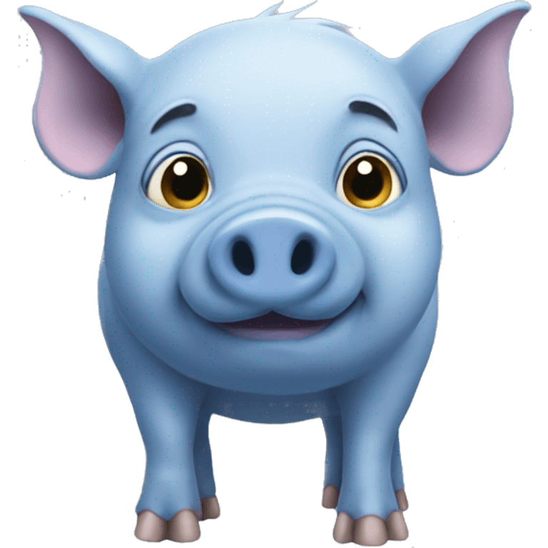 blue pig emoji