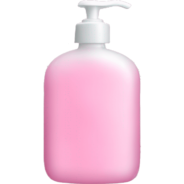 Pink soap bottle emoji