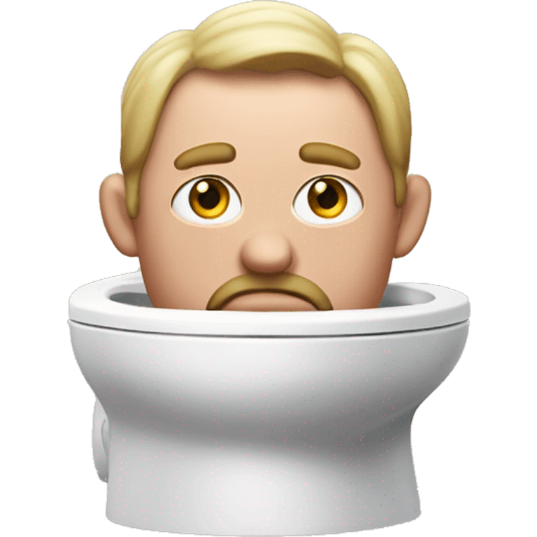 John pork in a Skibidi toilet  emoji