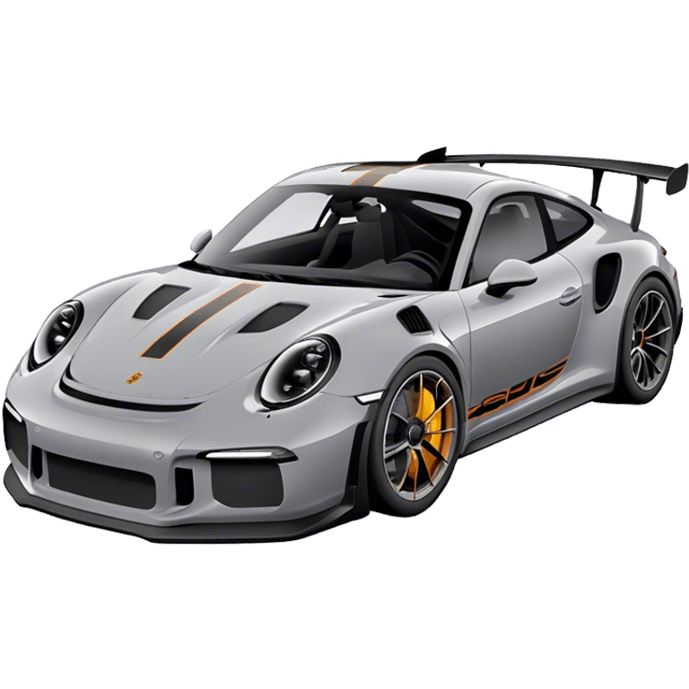 Porsche GT3RS - Porsche (Model Year: 2021) (Iconic colour: Grey and Black) emoji