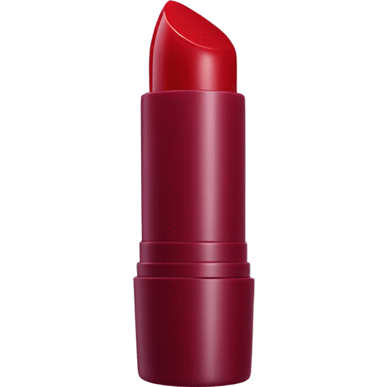 Dark red lip balm emoji