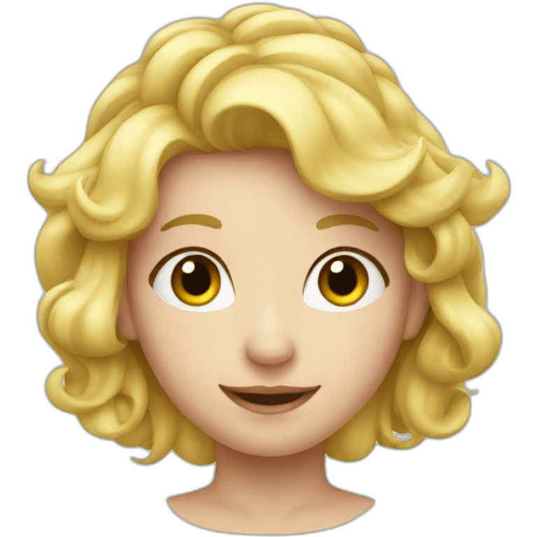 Vache blonde emoji