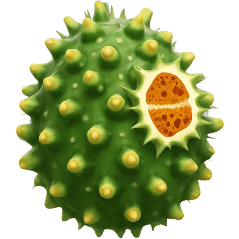 kiwano without green emoji