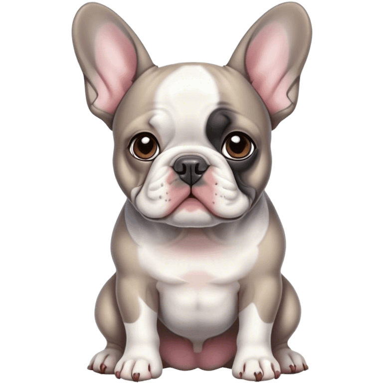 French bulldog Merle colour  emoji