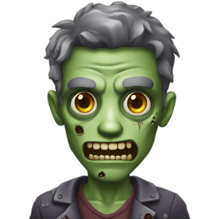 handsome zombie emoji