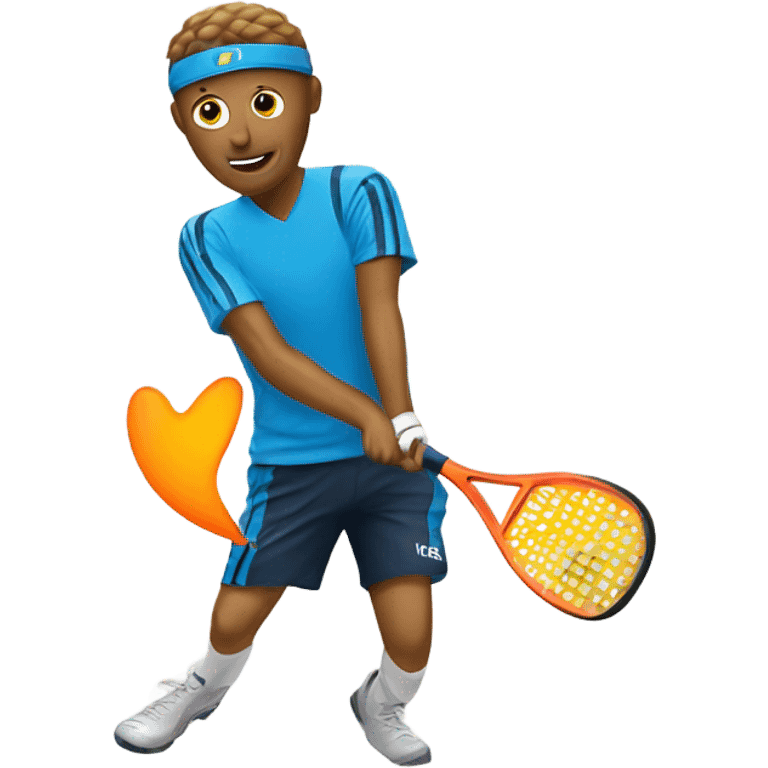 Playing padel emoji