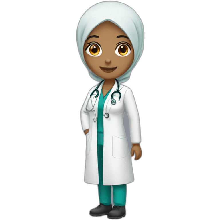 Hijab doctor emoji