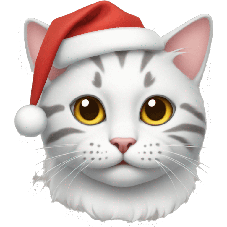 Christmas cat emoji