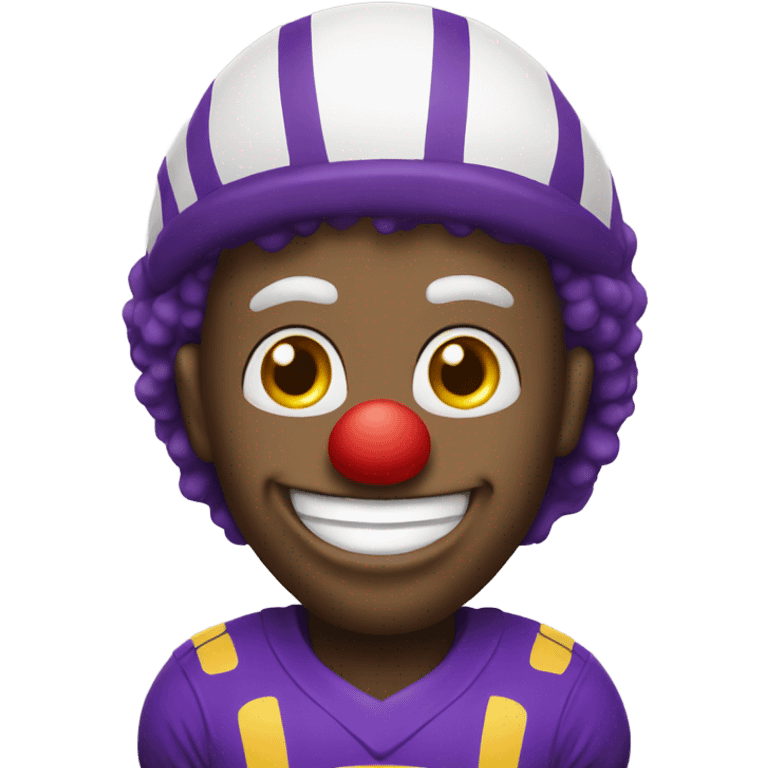 Football clown emoji