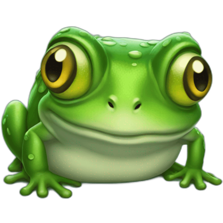 Magic frog emoji