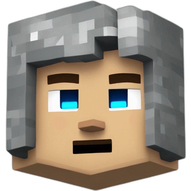 Steve Minecraft in space emoji