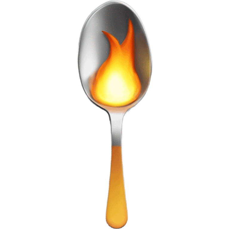 Spoon over lighter  emoji