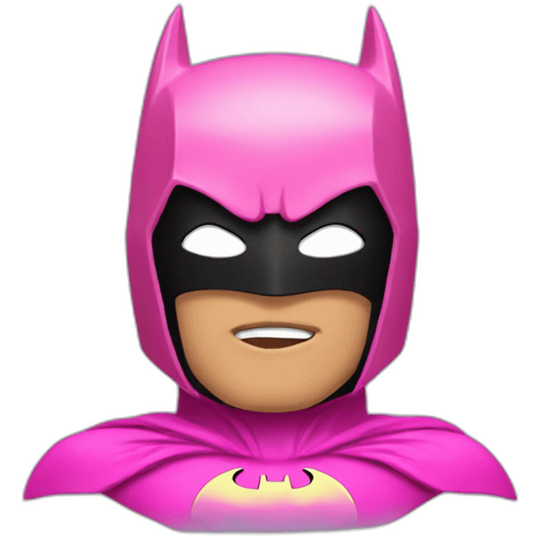 pink batman emoji