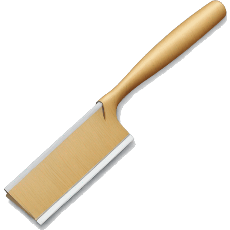 squeegee with long wooden handle emoji