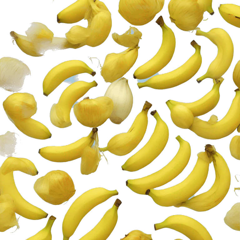 Closed banana with onions emoji