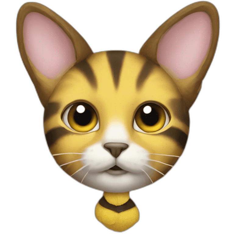 Bee cat emoji