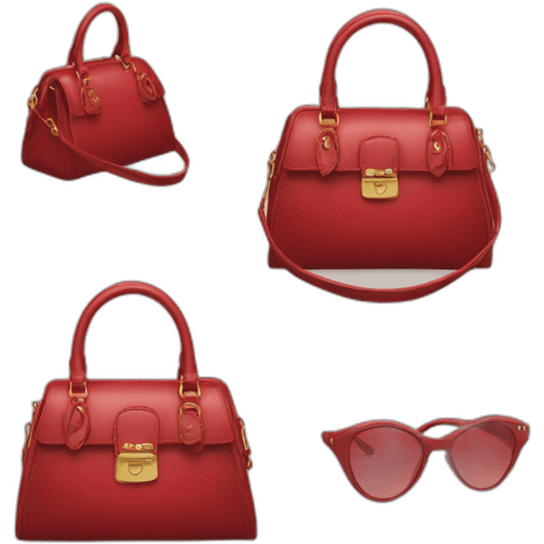 Velantine hand bag emoji