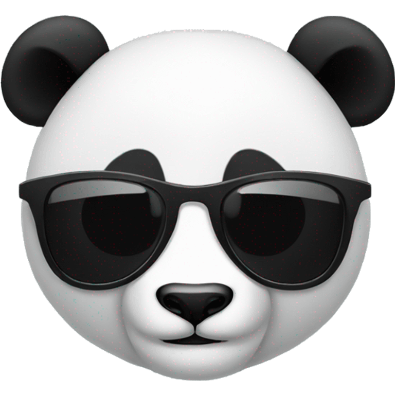 Panda with sunglass emoji