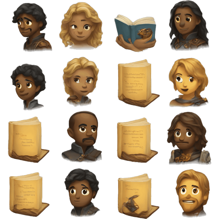 Fantasy book emoji