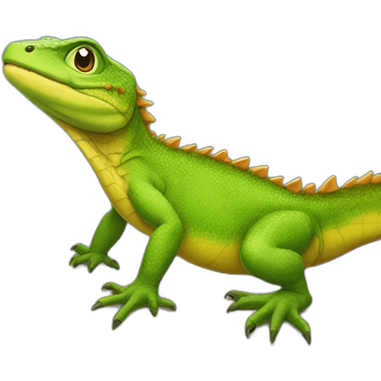 Lezard sur dinosors emoji