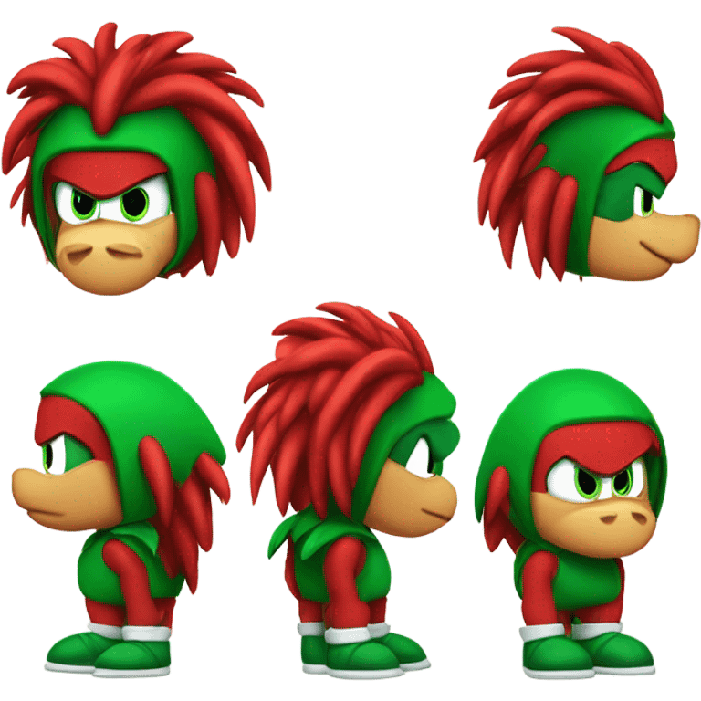 Knuckles from sonic emoji