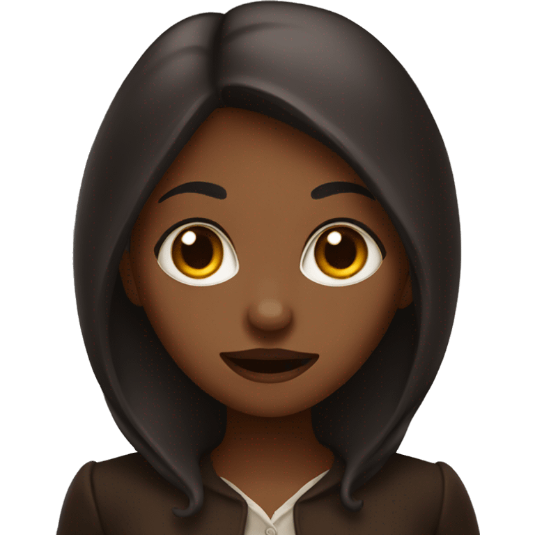 brown vampire girl emoji