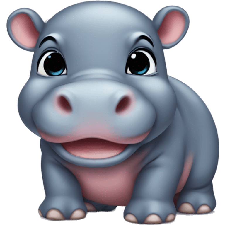 Baby hippo emoji