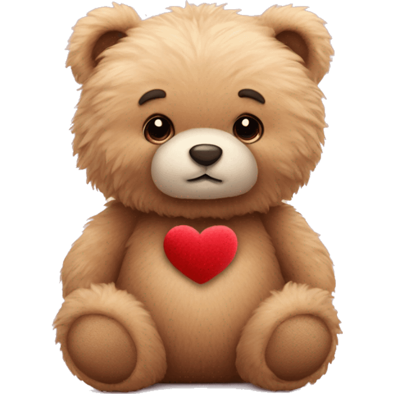  fluffy Valentine's teddy bear emoji