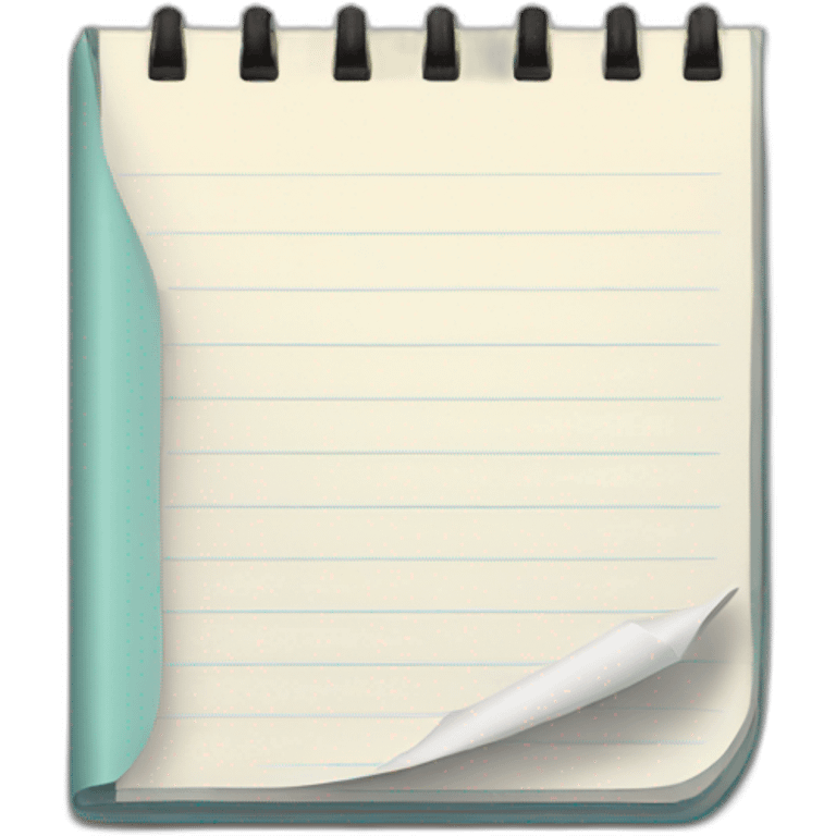 notepad emoji