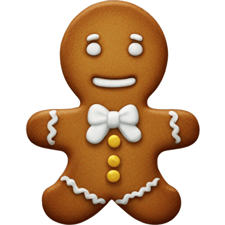 Gingerbread cookie emoji