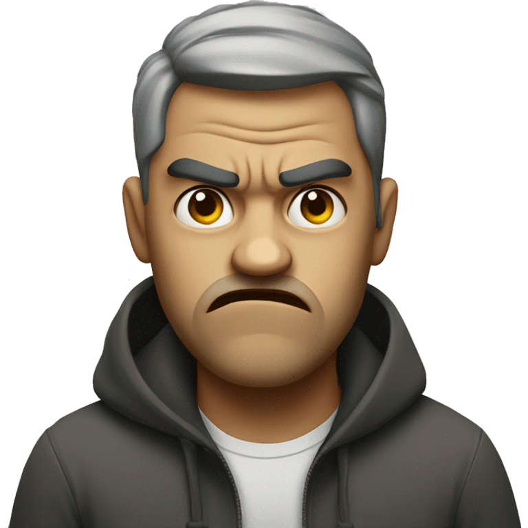 Pissed off person emoji