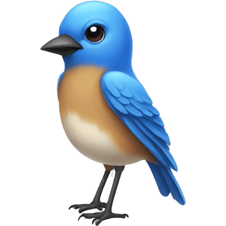 Blue bird emoji