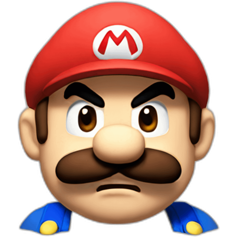 Angry Mario emoji