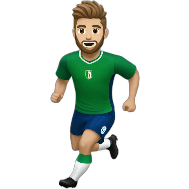 domenico berardi running with sassuolo jersey emoji