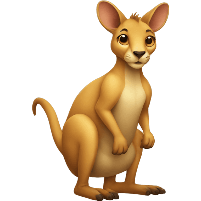 kangaroo +lion emoji