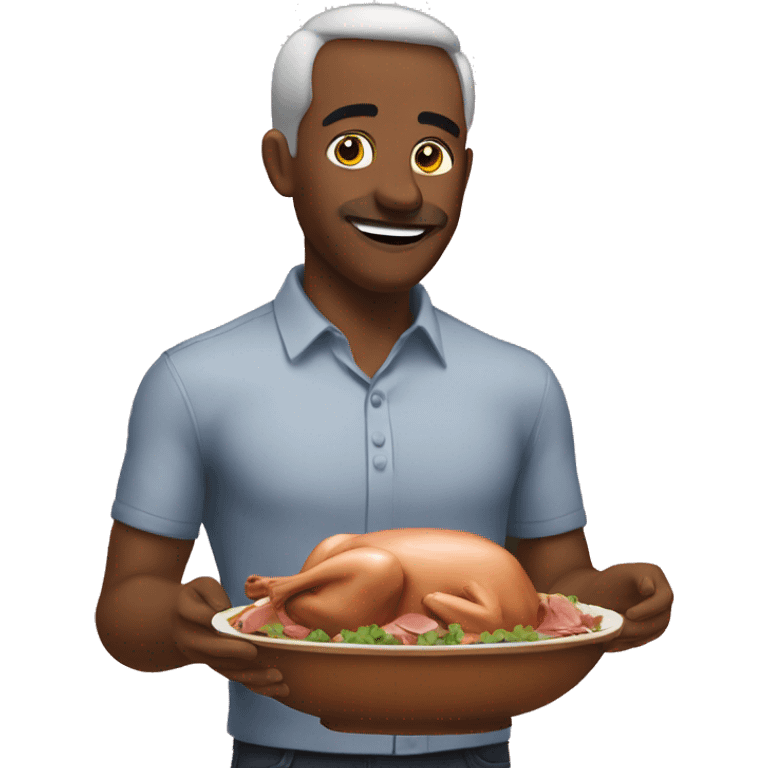 Eat ham not turkey emoji