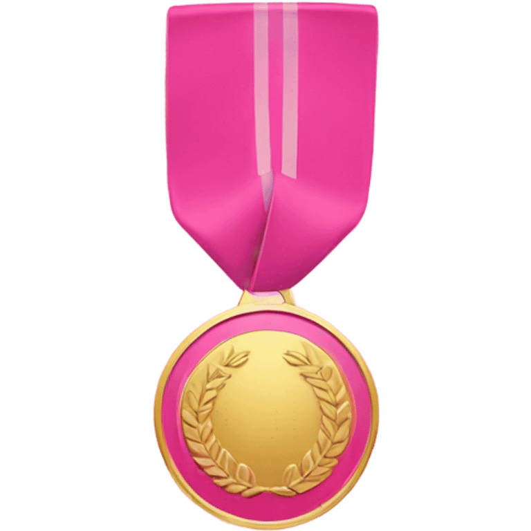 PINK AWARD MEDAL emoji