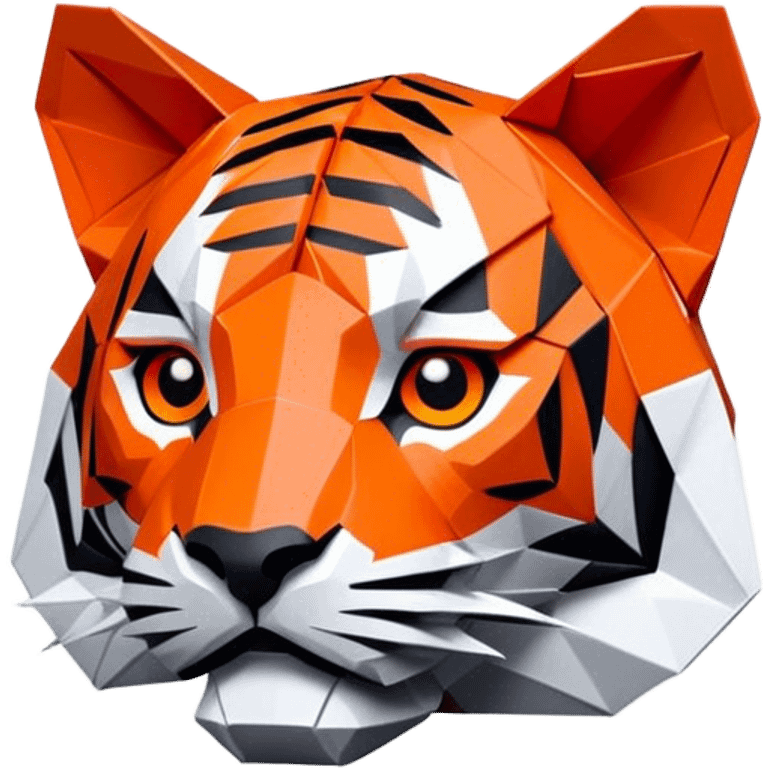 origami tiger emoji