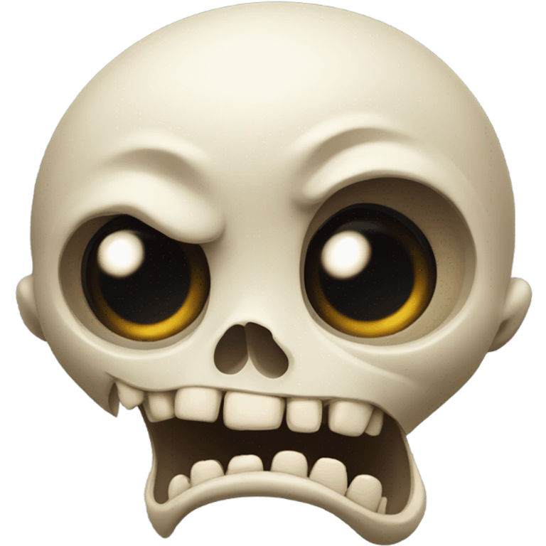 shocked skull emoji