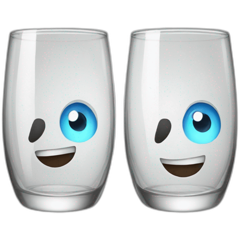 2 glasses cheer emoji