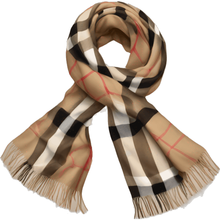 Burberry scarf  emoji